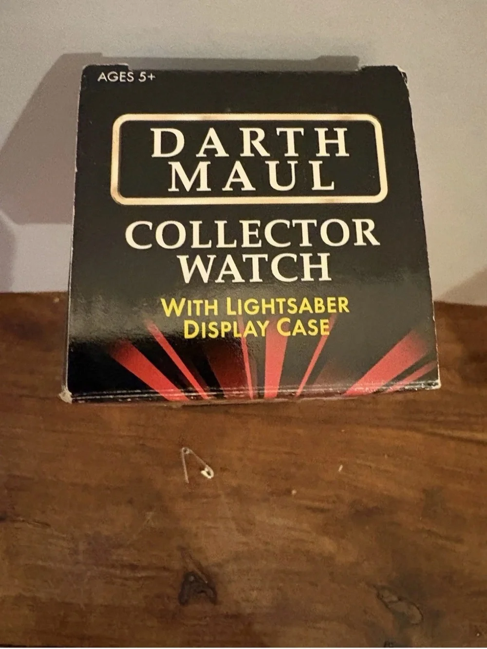 Star Wars Episode I Darth Maul Collector Watch Lightsaber Display Case 1999